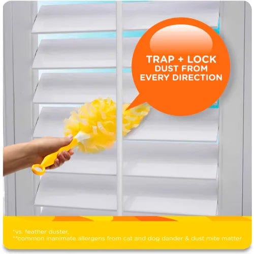 Centerline Dynamics Brooms & Dusters Heavy Duty Dust Lock Fiber Refill Dusters, Yellow, 6/Box