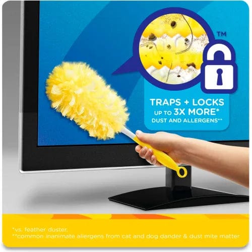 Centerline Dynamics Brooms & Dusters Heavy Duty Dust Lock Fiber Refill Dusters, Yellow, 6/Box