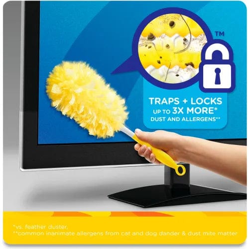 Centerline Dynamics Brooms & Dusters Heavy Duty Dusters Refill, Dust Lock Fiber, Yellow, 6/Box, 4 Box/Case