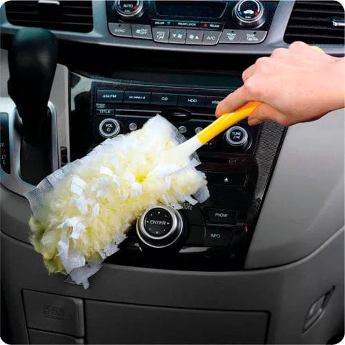 Centerline Dynamics Brooms & Dusters Heavy Duty Dusters Refill, Dust Lock Fiber, Yellow, 6/Box, 4 Box/Case