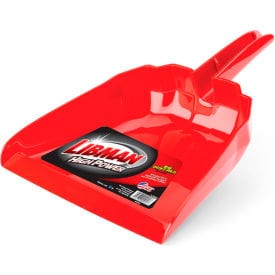 Centerline Dynamics Brooms & Dusters Libman Commercial 13" Dust Pan - Red - 911 - Pkg Qty 6