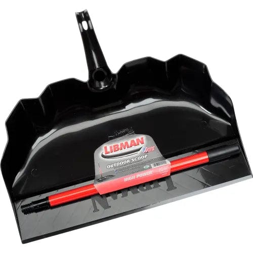 Centerline Dynamics Brooms & Dusters Libman Commercial 929 Shop & Outdoor Scoop - 21-3/4"W - Pkg Qty 3