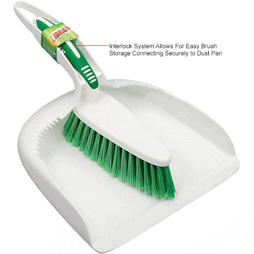 Centerline Dynamics Brooms & Dusters Libman Commercial Dust Pan And Counter Brush Set - 95 - Pkg Qty 2