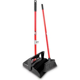 Centerline Dynamics Brooms & Dusters Libman Commercial Lobby Broom & Dust Pan Set - Open Lid - 919 - Pkg Qty 2