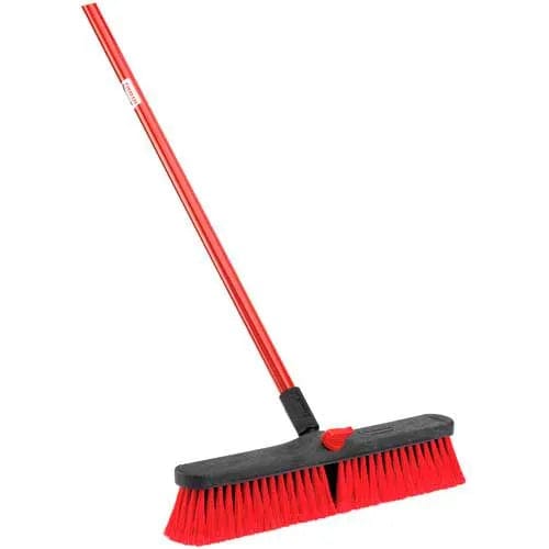 Centerline Dynamics Brooms & Dusters Libman Commercial Push Broom With Resin Block - 18" - Medium-Duty Bristles - 804 - Pkg Qty 4