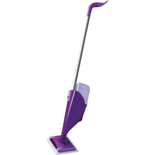 Centerline Dynamics Brooms & Dusters Mop Starter Kit, 46" Handle - Silver/Purple