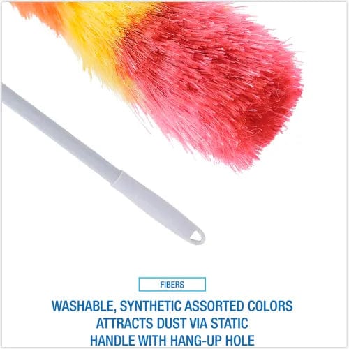 Centerline Dynamics Brooms & Dusters Polywool Dusters, Metal Extends 51" to 82", Assorted Colors - Pkg Qty 12