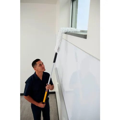 Centerline Dynamics Brooms & Dusters Quick Connect Flexi Wand, With Microfiber Dusting Sleeve, White - Pkg Qty 6