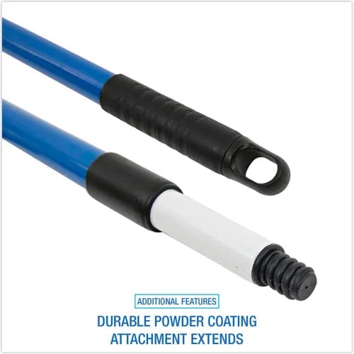 Centerline Dynamics Brooms & Dusters Telescopic Handle for Micro-Feather Duster, 36" to 60", Blue