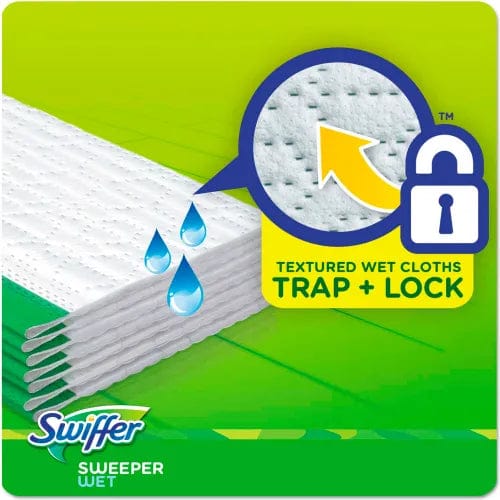 Centerline Dynamics Brooms & Dusters Wet Refill Cloths, Open Window Fresh - White, 8 x 10, 12/Tub