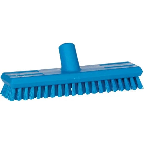 Centerline Dynamics Brush Heads 11" Waterfed Deck Scrub- Extra Stiff, Blue