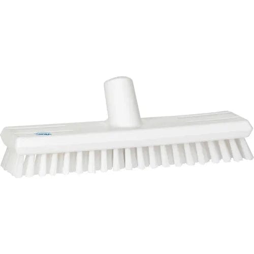 Centerline Dynamics Brush Heads 11" Waterfed Deck Scrub- Extra Stiff, White