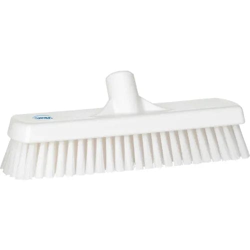 Centerline Dynamics Brush Heads 12" Deck/Wall Scrub- Stiff, White