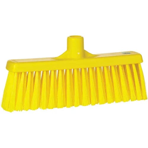 Centerline Dynamics Brush Heads 12" Upright Broom- Medium, Yellow
