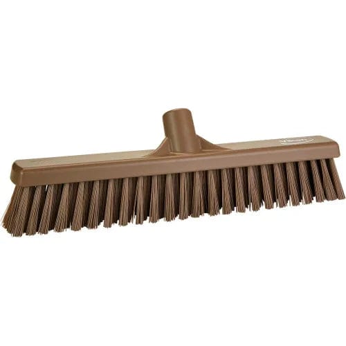 Centerline Dynamics Brush Heads 16" Combo Push Broom- Soft/Stiff, Brown