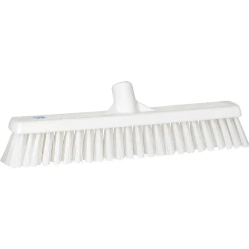 Centerline Dynamics Brush Heads 16" Combo Push Broom- Soft/Stiff, White