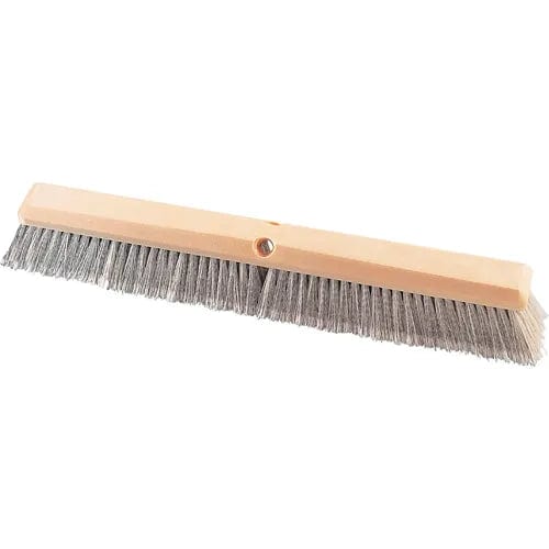 Centerline Dynamics Brush Heads 18"W Perma Poly Push Broom Head with Flagged Styrene Bristles - Pkg Qty 12