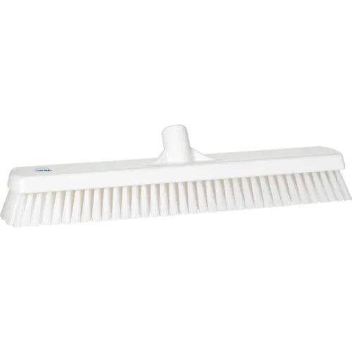 Centerline Dynamics Brush Heads 19" Deck/Wall Scrub- Stiff, White