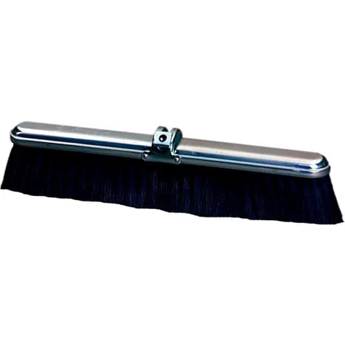 Centerline Dynamics Brush Heads 24"W Push Broom Head w/Stiff Center and Fine Border Polypropylene Bristles - Pkg Qty 12