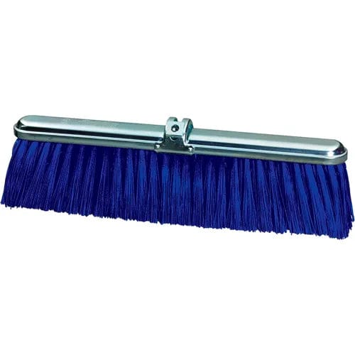 Centerline Dynamics Brush Heads 24"W Push Broom Head with Heavy-Duty Blue Polypropylene Bristles and Steel Frame - Pkg Qty 12