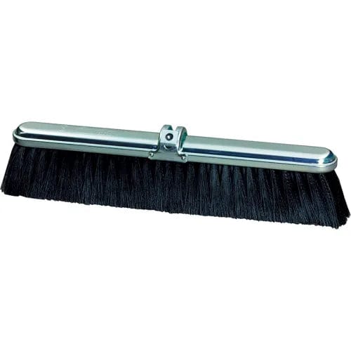 Centerline Dynamics Brush Heads 30"W Push Broom Head w/Stiff Center and Fine Border Polypropylene Bristles - Pkg Qty 6