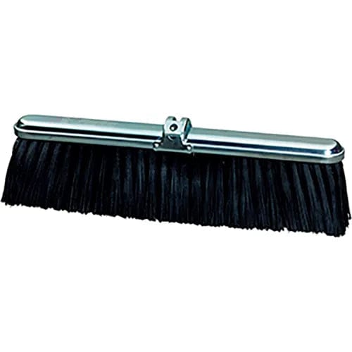 Centerline Dynamics Brush Heads 30"W Push Broom Head with Heavy-Duty Black Polypropylene Bristles and Steel Frame - Pkg Qty 6