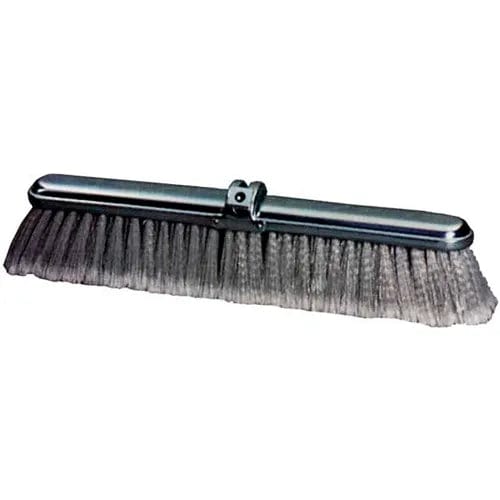 Centerline Dynamics Brush Heads 36"W Push Broom Head with Flagged Tip Fine Styrene Bristles and Steel Frame - Pkg Qty 6