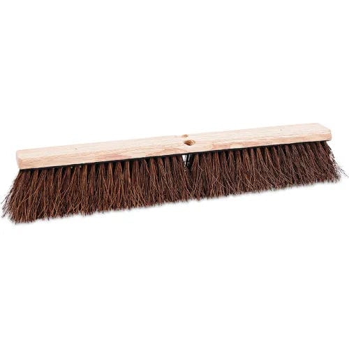 Centerline Dynamics Brush Heads Floor Brush Head, 3.25" Natural Palmyra Fiber Bristles, 24" Brush