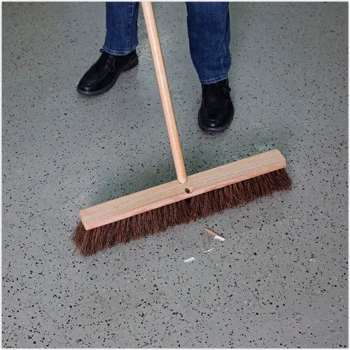 Centerline Dynamics Brush Heads Floor Brush Head, 3.25" Natural Palmyra Fiber Bristles, 24" Brush