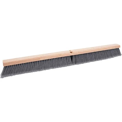 Centerline Dynamics Brush Heads Floor Brush Head, 3" Gray Flagged Polypropylene Bristles, 36" Brush