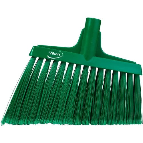Centerline Dynamics Brush Heads Split Bristle Angle Head Broom, Green
