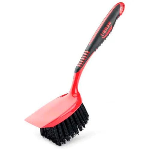 Centerline Dynamics Brushes, Sponges & Squeegees Libman Commercial Short Handle Utility Brush - 3-1/2 x 4 Scrubbing Surface - 524 - Pkg Qty 6