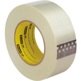 Centerline Dynamics Building & Construction Tape 3M Filament Tape 2" x 60 Yds. 6.6 Mil Clear - Pkg Qty 24