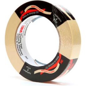 Centerline Dynamics Building & Construction Tape 3M™ General Purpose Masking Tape 203 0.94"W x 60 Yards - Beige - Pkg Qty 36