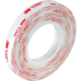 Centerline Dynamics Building & Construction Tape 3M™ VHB Acrylic Foam Double Sided Tape 1/2" x 5 Yards 15 Mil White