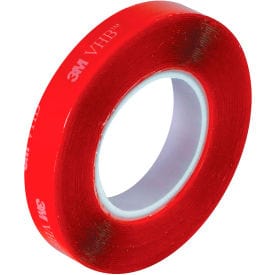 Centerline Dynamics Building & Construction Tape Acrylic Foam Double Sided Tape 1/2" x 5 Yards 20 Mil Clear