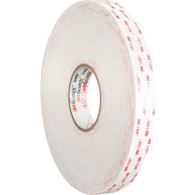 Centerline Dynamics Building & Construction Tape Double Sided VHB™ Acrylic Foam Tape 1/2" x 5 Yds. 25 Mil White