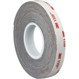 Centerline Dynamics Building & Construction Tape Double Sided VHB™ Acrylic Foam Tape 1" x 5 Yds. 45 Mil Gray