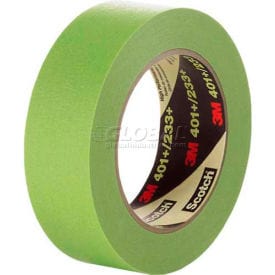 Centerline Dynamics Building & Construction Tape Masking Tape 401+ 1/2"W x 60 Yards - Green - Pkg Qty 48