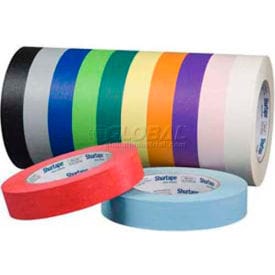 Centerline Dynamics Building & Construction Tape Shurtape Crepe Paper Masking Tape, CP 631, General Purpose, 24mm x 55m, Light Blue - Pkg Qty 36