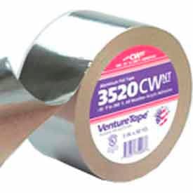 Centerline Dynamics Building & Construction Tape VentureTape, HVAC Aluminum Foil Insulation Tape, 2 IN x 50 Yards