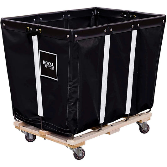 Centerline Dynamics Bulk Container & Tilt Trucks Black Perm Liner Truck, 10 Bu, Vinyl, Wood Base, 2 Rg/2 Sw