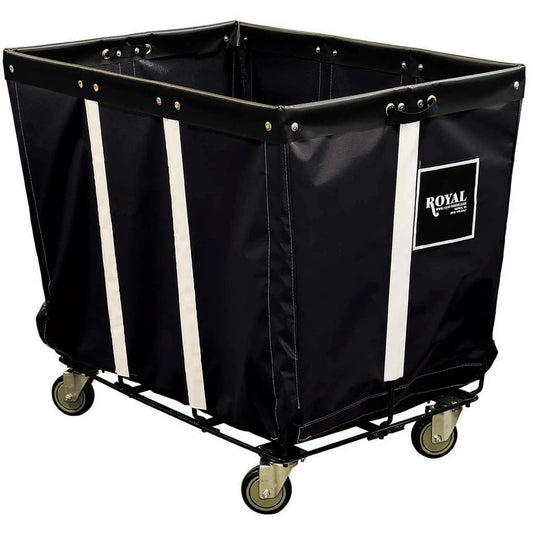 Centerline Dynamics Bulk Container & Tilt Trucks Black Perm Liner Truck, 6 Bu, Black Vinyl, Wire Base, All Swivel