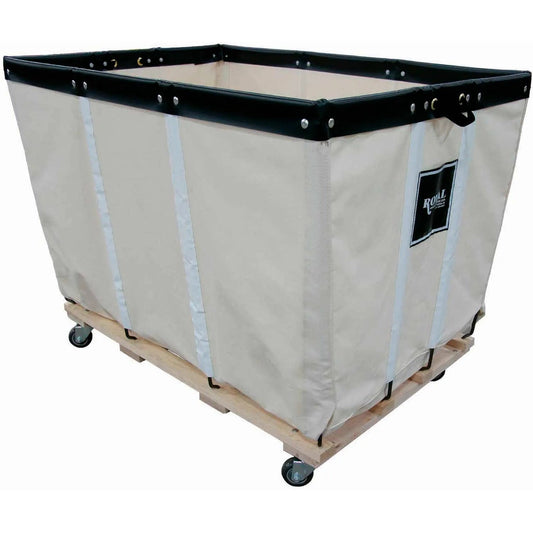 Centerline Dynamics Bulk Container & Tilt Trucks Heavy Duty Basket Truck, 24 Bu, Canvas, Wood Base, 2 Rg/2 Sw
