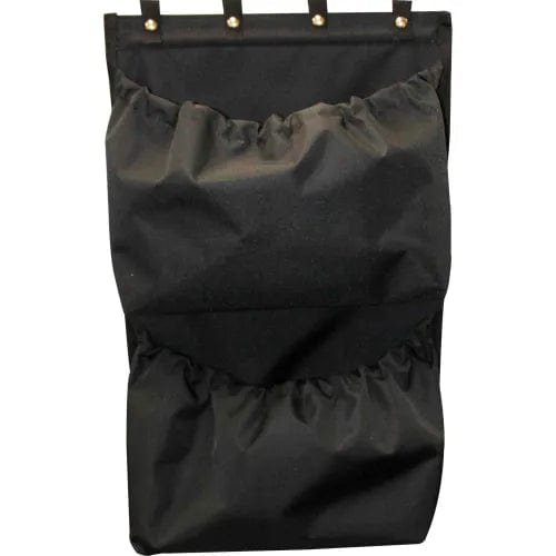 Centerline Dynamics Bulk Container & Tilt Trucks Janitorial Vertical Supply Organizer, Black Vinyl, 2 Pockets