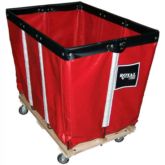 Centerline Dynamics Bulk Container & Tilt Trucks Red 12 BU-Standard-Duty Basket Truck - Vinyl Liner - 4 Swivel Casters