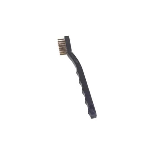 Centerline Dynamics Cleaning Brushes Toothbrush Style Maintenance Utility Brush 7"L 0.5" Brass Bristles - 4127000 - Pkg Qty 12