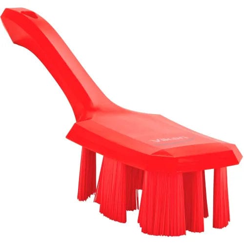 Centerline Dynamics Cleaning Brushes UST Short Handle Scrubbing Brush- Stiff, Red