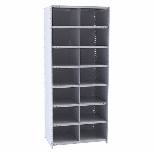 Hallowell Hi-Tech Metal Bin Shelving 36