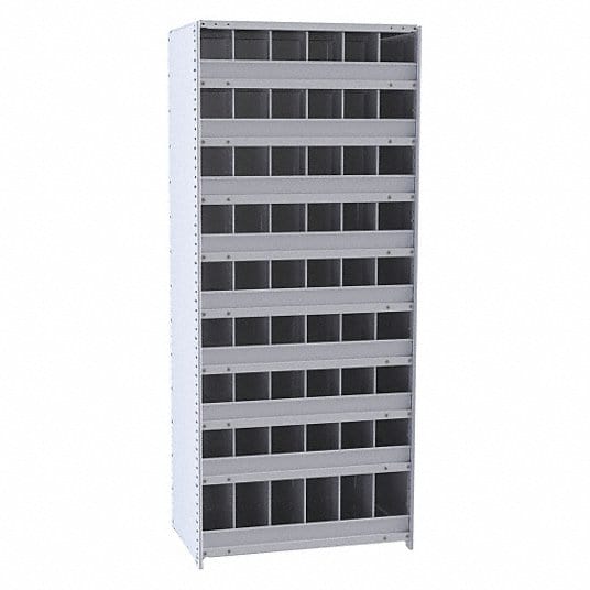 Hallowell Hi-Tech Metal Bin Shelving 36